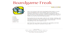 Desktop Screenshot of boardgamefreak.com